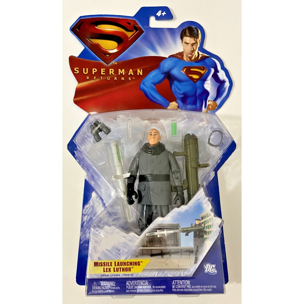 MISSILE LAUNCHING LEX LUTHOR Superman Returns 2006 5" Figure